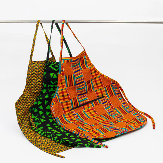 African Print Aprons